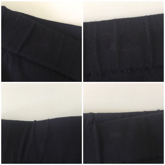 Eileen Fisher Pull-On Elastic Waist Lagenlook Pants Pockets Black Made in USA XL - Picture 10 of 11